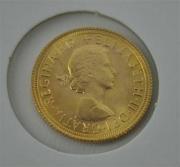 Lote 103 - Libra de ouro Elizabeth II de 1967 em estado soberba