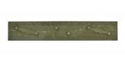 Lote 25 - RÉGUA DE NAVEGAÇÃO - Régua de esquadro antiga, em alpaca para medição de cartas náuticas. Dim: 46x8 cm (medida fechada). Nota: marcada SE T.S & JD NEGUS, sinais de uso.