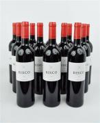 Lote 1690076 - Lote de 12 garrafas, Vinho Risco Tinto 0.75 Lt, 2008 Terras Sado. Proveniência: Distribuidor de Vinhos.