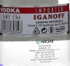 Lote 1094 - IGANOFF – Garrafa de Vodka, Iganoff, Triple Distillation, 100% grain neutral spirits, Espanha, (700ml - 37,5%vol). - 4