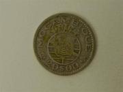Lote 1720183 - Moeda de prata 20$00 “Moçambique”, 1955, com 10 gr, BC