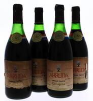 Lote 1038 - ARRUDA GARRAFEIRA – 4 Garrafas de Vinho Tinto, Colheita 1970, Adega Cooperativa de Arruda dos Vinhos, (750ml - 12,5%vol). Nota: grande Medalha de Ouro da 2ª Exposição Mundial dos Vinhos 1976 , rótulos danificados e perdas adequadas ao período 