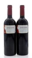 Lote 1043 - SINFONIA 2000 – 2 Garrafas de Vinho Tinto, Vinho Regional Alentejano, engarrafado por Falua, (750ml – 12,5%vol)