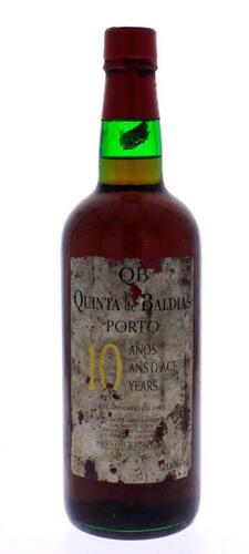 Lote 1054 - PORTO QUINTA DE BALDIAS - Garrafa de Vinho do Porto, Quinta de Baldias, 10 anos, Engarrafado em 1993, J. M. Barros Vizeu, Lamego, (750ml - 20%vol). Nota: garrafa idêntica à venda por € 65. Rótulo danificado. Consultar http://www.custojusto.pt/