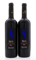 Lote 1072 - SÓ SYRAH 2003 – Garrafa de Vinho Tinto, Terras do Sado, Bacalhôa Vinhos de Portugal, (750ml – 13,5%vol). Nota: este vinho estagiou 12 meses em carvalho francês allier e americano