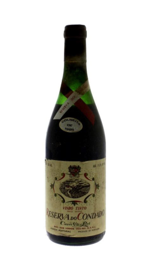 Lote 1076 - RESETRVA DO CONDADO - Garrafa de Vinho Tinto, Reserva do Condado, Colheita 1985, Caves Vice Rei, (750ml - 11,5%vol). Nota: ligeira perda adequada ao período de engarrafamento