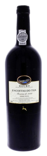 Lote 1210 - ENCOSTAS DO TUA - Garrafa de Vinho Tinto, Encostas do Tua, Reserva, Colheita 2000, Castas: Touriga Nacional, Tinta Roriz, Touriga Franca e Tinta Barroca, Douro-Doc, Vinhos Vale da Corça, Carazeda de Ansiães, (750ml-12,5%vol)