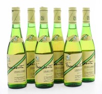 Lote 1307 - MESA DO PRESIDENTE – 6 Garrafas de Vinho Verde Branco, DOC, Solouro Vinhos , SA Louro – Vila Nova de Famalicão, (375ml – 9%vol)