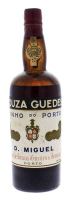 Lote 1378 - PORTO SOUZA GUEDES - Garrafa de Vinho do Porto, Souza Guedes; D. Miguel, Miguel de Souza Guedes & Irmão, Lda, (750ml aprox). Nota: com perda acentuada ao período de engarrafamento