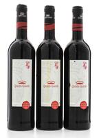 Lote 1436 - QUINTA GRANDE – 3 Garrafas de Vinho Tinto, Colheita 2004, Casta Touriga Nacional, Vinho regional do Ribatejo, (750ml – 13,5%vol)