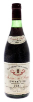 Lote 1437 - MARQUIS DE SOVERAL - Garrafa de Vinho Maduro Tinto, Marquis de Soveral, Garrafeira, Colheita 1981, Real Vinícola, (750ml – 12%vol). Nota: rótulo danificado