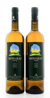 Lote 1535 - MONSARAZ – 2 Garrafas de Vinho Branco, Colheita 2007, DOC Reguengos, (750ml – 12,5%vol)