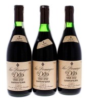 Lote 1653 - DÃO SÃO DOMINGOS – 3 Garrafas de Vinho Tinto, São Domingos, Garrafeira, Colheita 1985, Dão-Região Demarcada, Caves Solar de São Domingos, (750ml – 12,5%vol)