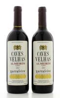 Lote 1749 - CAVES VELHAS ALMEIRIM – 2 Garrafas de Vinho Tinto, Garrafeira 1993, VQPRD, Castas João Santarém e Trincadeira,(750ml – 12%vol)