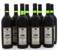 Lote 1767 - CAVES BORLIDO – 8 Garrafas de Vinho Tinto, Borlido, Colheita 1996, Vinho Regional Beiras, Caves Borlido, (750ml-11,5%Vol)