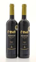 Lote 1768 - PIORNOS RESERVA - Duas garrafas de Vinho Tinto, Piornos, Reserva, Colheita 2011, Beira Interior-Doc, Castas: Trincadeira e Jaen, Adega Covilhã, (750ml-14%vol). Nota: garrafas idênticas foram vendidas por € 17,25. Este vinho obteve uma medalha 