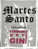 Lote 1793 - LONDON DRY GIN – Garrafa de Gin, London Dry Gin, Branco, Premium. Bridestilado, Martes Santo, (700ml – 40%vol.). Nota: garrafa idêntica à venda em site da especialidade por € 17,50 em http://telecesta.es/bodega-de-destilados/471-gin-premium-lo - 3