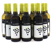 Lote 1807 - ALANDRA – 12 Garrafas de Vinho Branco, Alandra, Região do Alentejo, Herdade Esporão, (375ml – 12,5%vol)