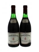 Lote 1813 - PERIQUITA - 2 Garrafas de Vinho Tinto, Reserva 1976, José Maria da Fonseca,(750ml - 12,5%vol). Nota: rótulos danificados