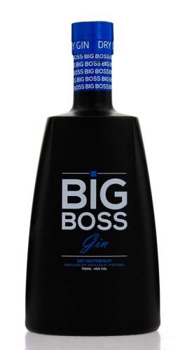 Lote 1815 - GIN BIG BOSS - Garrafa de Gin, Dry Gin Premium, Neto Costa, (700ml - 40%vol). Nota: à venda em site da especialidade € 25,95. Consultar http://www.garrafeiranacional.com/gin-big-boss-pink.html