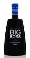 Lote 1815 - GIN BIG BOSS - Garrafa de Gin, Dry Gin Premium, Neto Costa, (700ml - 40%vol). Nota: à venda em site da especialidade € 25,95. Consultar http://www.garrafeiranacional.com/gin-big-boss-pink.html