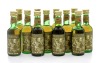 Lote 1867 - AGUARDENTE VELHÍSSIMA VSOP – 12 Garrafas Miniaturas de Aguardente Velhíssima, BORLIDO, Caves Borlido, Sangalhos, (5ml – 30%vol). Nota: estas miniaturas possuem ainda o selo de garantia do IVV de 2 escudos e cinquenta centavos