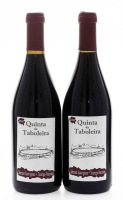 Lote 1877 - QUINTA DA TABOLEIRA - 2 Garrafas de Vinho Tinto, Quinta da Taboleira, Colheita 2008, Castas: Cabernet Sauvignon e Touriga Nacional, Vinho Regional Beiras, Maria Alcides Tavares Marques Moreira (750ml – 13%vol)