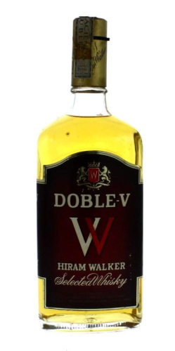 Lote 1893 - DOBLE V - Garrafa de Whisky, Hiram Walker, Selected Whisky. (750ml - 43%vol)