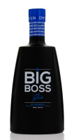 Lote 1935 - GIN BIG BOSS - Garrafa de Gin, Dry Gin Premium, Neto Costa, (700ml - 40%vol). Nota: à venda em site da especialidade € 25,95. Consultar http://www.garrafeiranacional.com/gin-big-boss-pink.html