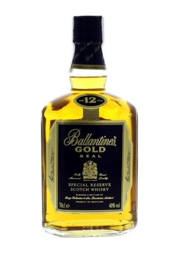 Lote 1978 - WHISKY BALANTAINES 12 YEARS - Garrafa de Whisky, Balantines Gold Seal 12 Years, Special Reserve, Scotch, Escócia, (700ml-40%vol). Nota: garrafa idêntica à venda por € 113,57 (£ 95,00) conversão ao dia. Com caixa cartão. Consultar https://www.w