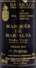 Lote 1996 - MARQÊS DE MARIALVA - Garrafa de Vinho Tinto, Marquês de Marialva, Colheita 1990, Bairrada-Doc, 1º Prémio, XI Concurso Os Melhores Vinhos da Bairrada, Adega Cooperativa de Cantanhede, numerada: 07689, (750ml - 12%vol). Nota: garrafa idêntica à - 3