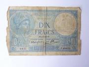 Lote 1820075 - Nota do Banque de France de Dix Francs, 1939, R 