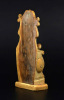 Lote 6129 - SANTANA EM MARFIM - Ensinando Nossa Senhora a ler. Escultura do Séc. XVII. Dim: 14 cm. Peso: 188 g. Imagem com o mesmo tema e época foi vendida por € 2.000 numa leiloeira de Lisboa - 4