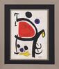 Lote 6153 - JOAN MIRÓ (1893-1983) - Original – Pintura de técnica mista sobre papel, assinada, motivo "Figuras”, com 50x37 cm (moldura com 69,5x59,5 cm). Com Certificado de Autenticidade e proveniência. Técnica mista deste autor foi vendido por € 837.118 