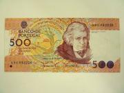 Lote 1820173 - Nota de Quinhentos Escudos, Banco de Portugal, Ch.12 Mouzinho da Silveira, datada de 1987, MBC