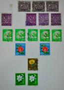 Lote 1820331 - Lote com cerca de 40 selos diversos do Japão, usados. A primeira série de selos foi emitida em 1871, o primeiro selo comemorativo foi o aniversário de casamento, bodas de prata do Imperador Meiji e Imperatriz Haru