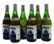 Lote 2237 - GALERA FRIZANTE – 6 Garrafas de Vinho Branco, Galera, Frizante, Caves Barrocão, Sangalhos, (750ml - 11,5%vol) Nota: algumas garrafas descoloridas
