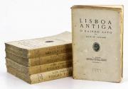 Lote 1073 - LIVROS ”LISBOA ANTIGA - O BAIRRO ALTO” - 5 Volumes. Livros similares à venda por € 300. Por Júlio de Castilho. 3ª Edição, 1954 a 1966, dirigida, revista e anotada por Gustavo de Matos Sequeira. Nota: sinais de manuseamento conforme fotos. Consultar: http://www.castroesilva.com/store/sku/1209JC089/lisboa-antiga-o-bairro-alto