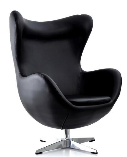 Lote 6146 - JACOBSEN, EGG CHAIR - Poltrona "Egg Chair" vermelha, desenhada por Arne Jacobsen. Reprodução. Cadeira original tem um pvp de € 5.083. Estrutura reclinável e com base giratória a 360º que permite ao utilizador mover-se naturalmente. Esta cadeir