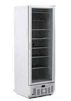 Lote 6291 - ARCA PROFISIONAL VERTICAL – Arca Congeladora Vertical Olitrem, Modelo ACE 400, Com porta de Vidro, Volume Bruto 341 L, Volume Liquido 310 L, Classe 3, 220 V – 50 Hz, 8 Prateleiras. Dim: 180x62x64 cm. Nota: equipamento idêntico (digital) à ven