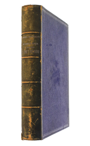 Lote 1011 - LIVRO "DE PARIS AU TONKING A TRAVERS LE TIBET INCONNU” - Em língua francesa. Por Gabriel Bonvalot. Paris, Hachette, 1892. Livro sobre viagem ao Tibete falando e mostrando os usos e costumes da sua população. Livro muito curioso devido a ter si