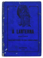 Lote 1035 - LIVRO "A LANTERNA" - Por Paulo Emílio. Livro idêntico à venda por € 130. (Opúsculo de inquérito à vida religiosa e ecclesiastica portugueza). Editora: Empreza d'"A Lanterna", 1909. Dim: 20,5x14,5 cm. Livro de capa dura. Nota: sinais de manusea