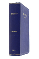 Lote 1048 - LIVRO “BREGUET (1747-1823)” - Por Sir David Lionel Salomons. Edição do autor. Livro sobre relógios. 1923. Livro foi idêntico foi vendido por € 334 (GBP 245). Fabuloso exemplar ilustrado com 170 fotografias de relógios e de máquinas de relógios