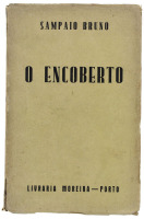 Lote 1140 - LIVRO "O ENCOBERTO" - Por Sampaio Bruno. Livro idêntico à venda por € 35. Editora: Livraria Moreira, Editora, 1904. Dim: 19x12,5 cm. Livro de capa de brochura. Nota: sinais de manuseamento conforme fotos. Consultar: http://livrarialumiere.blog