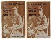 Lote 1244 - LIVROS "A VIDA AGITADA DO MARECHAL GOMES DA COSTA" - 2 vols. Por Carlos Gomes da Costa. Editora: Livraria Franco, 1931. Dim: 19x12 cm. Livros de capa de brochura. Nota: sinais de manuseamento conforme fotos