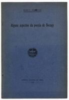 Lote 1298 - LIVRO "ALGUNS ASPECTOS DA POESIA DE BOCAGE" - Por Elza F. Paxeco. Editora: Imprensa Nacional de Lisboa, 1938. Dim: 24x16,5 cm. Livro de capa de brochura. Nota: sinais de manuseamento conforme fotos