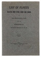 Lote 1353 - LIVRO "LIST OF PLANTS COLLECTED ROUND ESTORIL DURING THREE SEASONS" - Por Lady Markham. Editora: Typ. da Empreza da História de Portugal, 1910. Dim: 21,5x15 cm. Livro de capa de brochura. Nota: com mapa desdobrável da zona de Estoril. Sinais d