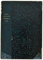 Lote 1497 - LIVRO “HOMENS & FACTOS DO DIA, SEMANÁRIO DA VIDA MUNDIAL - DIR. REPORTER X” - No 1 (3 Ag. 1929)-no 2 (10 Ag. 1929) (Completa). Porto, Carlos Moreira, 1929. Dim: 37x26 cm. Encadernação em capa de cartão e pele e com defeitos na lombada. Muito r