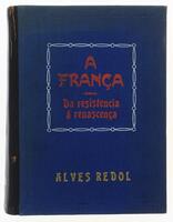 Lote 1524 - LIVRO “A FRANÇA, DA RESISTÊNCIA À RENASCENÇA” - Por Alves Redol. Editado por Editorial Inquérito, Lisboa, 1ª edição 1949. Livro idêntico à venda por € 45. Com dedicatória do Autor. Dim: 25x19 cm. Encadernação meia inglesa em pele. Mantendo cap