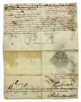 Lote 1583 - CARTA PATENTE ASSINADA PELO PRÍNCIPE REGENTE D. JOÃO VI "1767-1826". Documento muito raro e apreciado. Dim: 44x34 cm